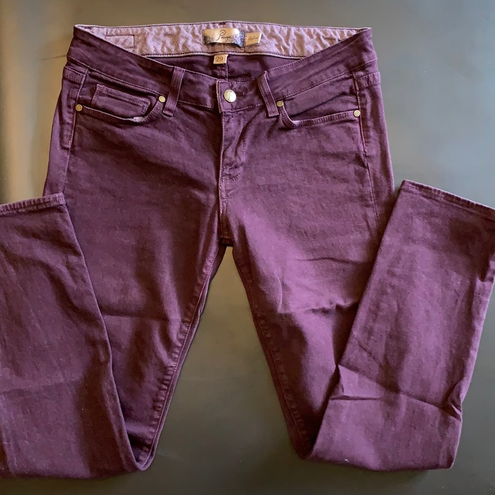 Paige Eggplant Jeans